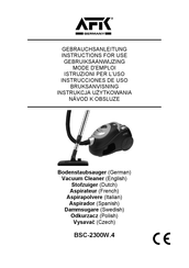 AFK BSC-2300W.4 Instrucciones De Uso