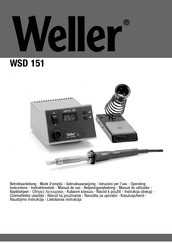 Weller WSD 151 Manual De Uso