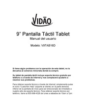 Vidao V9TAB16D Manual Del Usuario