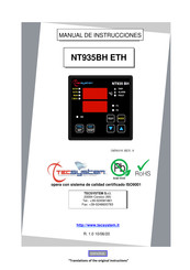 TECSYSTEM NT935BH ETH Manual De Instrucciones