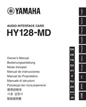 Yamaha HY128-MD Manual De Instrucciones