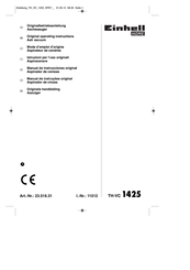 EINHELL HOME TH-VC 1425 Manual De Instrucciones