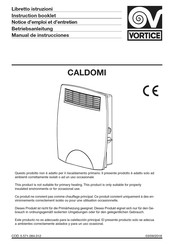 Vortice CALDOMI Manual De Instrucciones