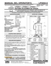 Ingersoll Rand ARO LP3002-1 Manual Del Operador