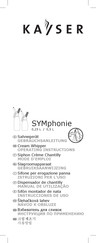 KAYSER Symphonie 0.25 L Instrucciones De Uso