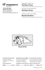 Hydromatic FlexVane HY106 Manual Del Usuario