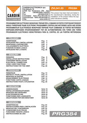 Cardin PRG384 Instrucciones De Uso