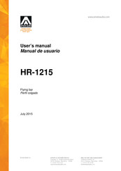 Amate Audio HR-1215 Manual De Usuario