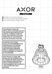 Axor Nendo 26032001 Instrucciones De Montaje