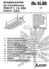 Mitsubishi Electric Mr. SLIM PMH-P 1 Manual De Instalación