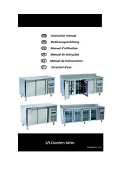 Eurofred Counter 2 Doors Refrigerator Manual De Instrucciones