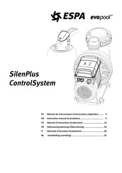 ESPA evopool evopool SilenPlus
ControlSystem Manual De Instrucciones