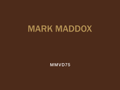 Mark Maddox MMVD75 Manual De Istrucciones