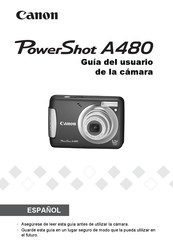 Canon Powershot A480 Guia Del Usuario