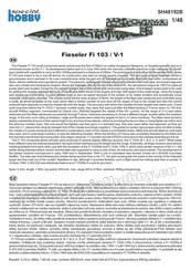 SPECIAL HOBBY Fieseler Fi 103/V-1 Manual De Instrucciones