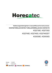 Horecatec KG2745G Manual De Instrucciones