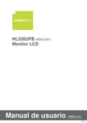 Hannspree HL326UPB Manual De Usuario