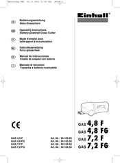 EINHELL GAS 4,8 FG Manual De Instrucciones