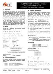 E2S BExS110E Manual De Instrucciones