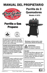 Char-Griller 3072 Manual Del Propietário