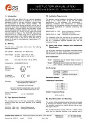 E2S BExS110D Manual De Instrucciones