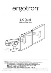 Ergotron LX Dual Manual De Instrucciones