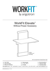 Ergotron WorkFit Elevate Guia Del Usuario