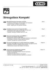 CEMO Streugutbox Kompakt Instrucciones De Montaje