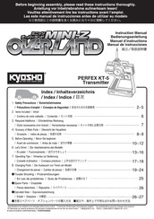 Kyosho MINI-Z OVERLAND PERFEX KT-5 Manual De Instrucciones