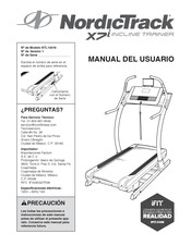 NordicTrack X7i INCLINE TRAINER Manual Del Usuario