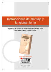 INNOTAS ELEKTRONIK LoRa-WAN EURIS-2-2F-OL Instrucciones De Montaje Y Funcionamiento