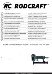 RODCRAFT RC5930 Instrucciones De Manejo/Instrucciones De Seguridad