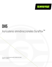 Shure DH5 Manual Del Usuario