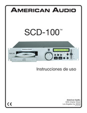 American Audio SCD-100 Instrucciones De Uso