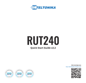 Teltonika RUT240 Guia De Inicio Rapido