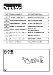 Makita DDA340 Manual De Instrucciones