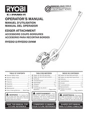 Ryobi RYEDG12 Manual Del Operador