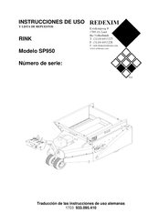 Redexim RINK SP950 Instrucciones De Uso