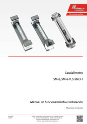 Bühler technologies SM-6 Manual De Funcionamiento E Instalacion
