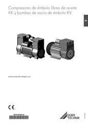 Dürr Technik KV8 Serie Instrucciones De Montaje Y Uso