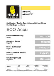 HEBU medical GOLD II Accu Autopsie HB 8871 Instrucciones De Servicio