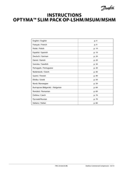 Danfoss OPTYMA SLIM PACK OP-MSUM Manual De Instructiones