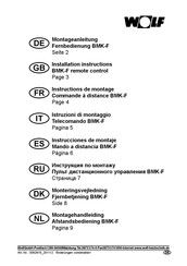 Wolf BMK-F Instrucciones De Montaje