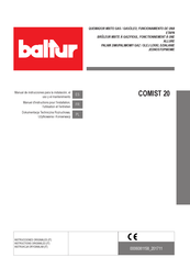 baltur COMIST 20 Manual De Instrucciones Para La Instalación, El Uso Y El Mantenimiento