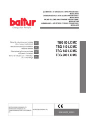 baltur TBG 200 LX MC Manual De Instrucciones Para La Instalación, El Uso Y El Mantenimiento