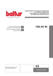 baltur TBML 900 ME Manual De Instrucciones Para La Instalación, El Uso Y El Mantenimiento