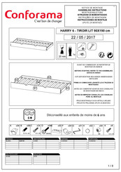 Conforama HARRY 6 Instrucciones De Montaje