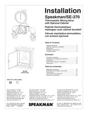 Speakman SE-370 Manual De Instalación