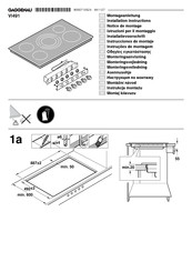 Gaggenau VI 491 Instrucciones De Montaje