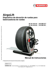 HAWEKA AIRGOLIFT 916 000 017 Manual De Instrucciones